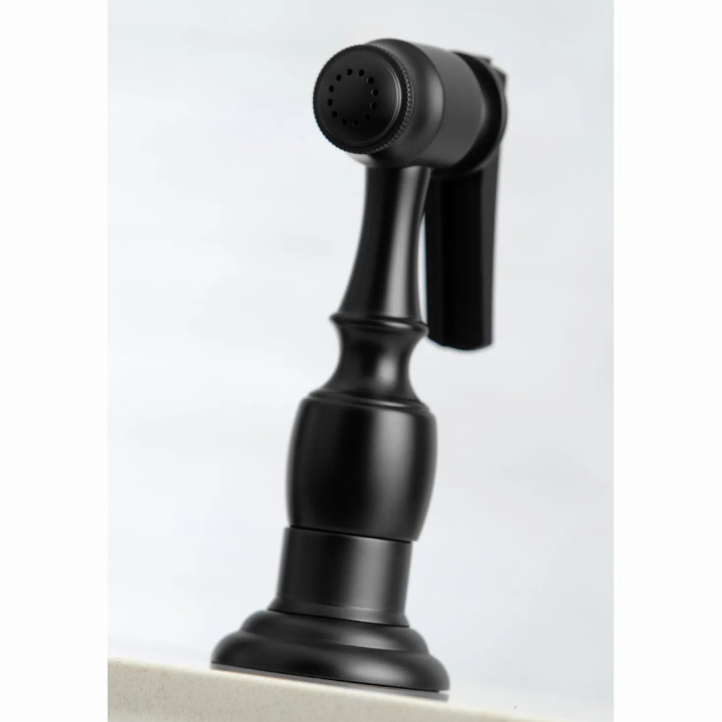 Kingston Brass English Country Kitchen Faucet with Side Sprayer