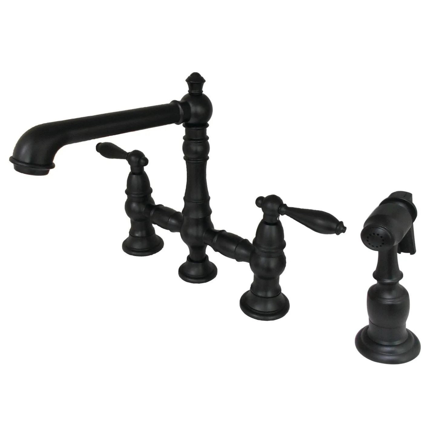 Kingston Brass English Country Kitchen Faucet with Side Sprayer