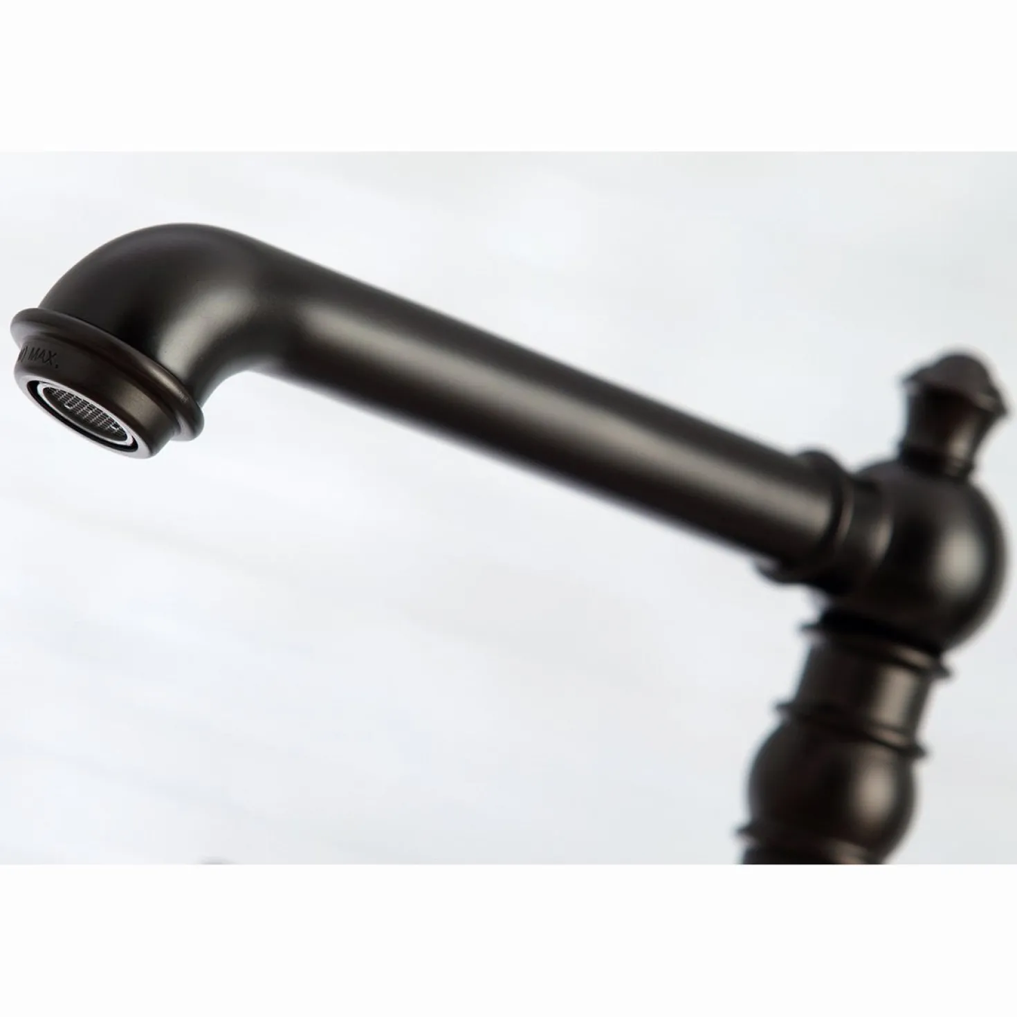 Kingston Brass English Country 4-Hole 8" Bridge Kitchen Faucet with Sprayer