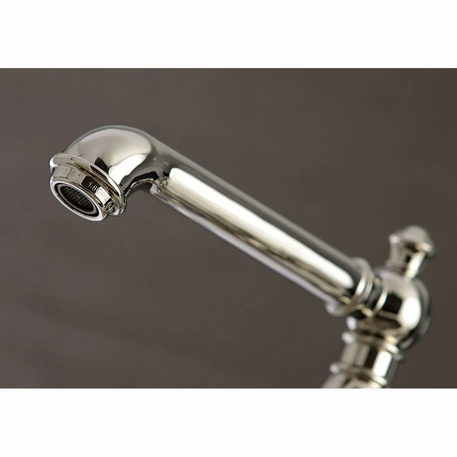 Kingston Brass English Country 4-Hole 8" Bridge Kitchen Faucet with Sprayer