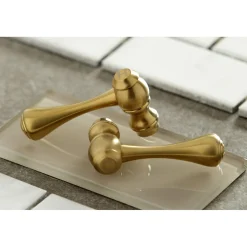 Kingston Brass English Country Wall Mount 6-Inch Adjustable Center Kitchen Faucet