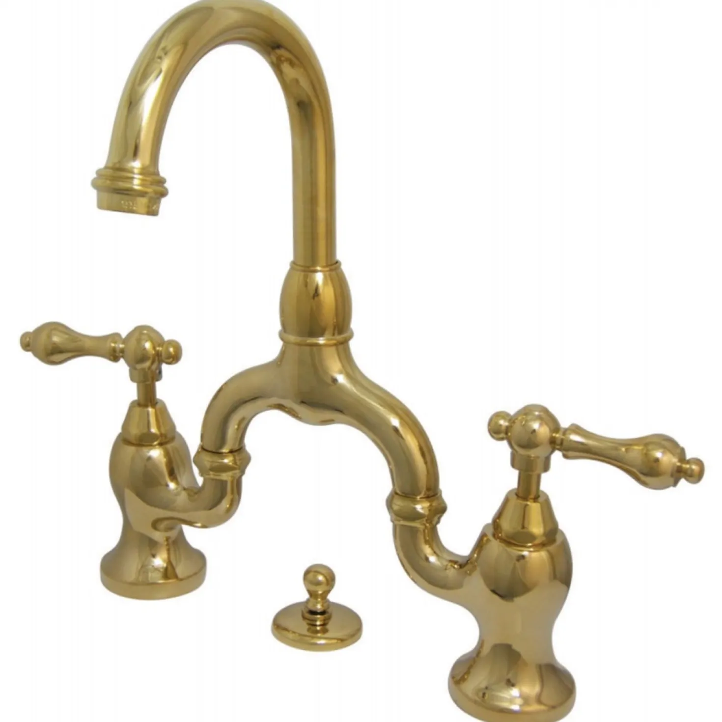 Kingston Brass English Country 3-Hole Bathroom Bridge Faucet