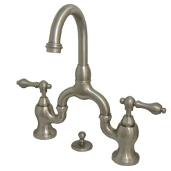 Kingston Brass English Country 3-Hole Bathroom Bridge Faucet