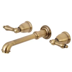 Kingston Brass English Country Wall Mount Bathroom Faucet