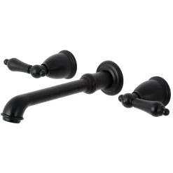 Kingston Brass English Country Wall Mount Bathroom Faucet