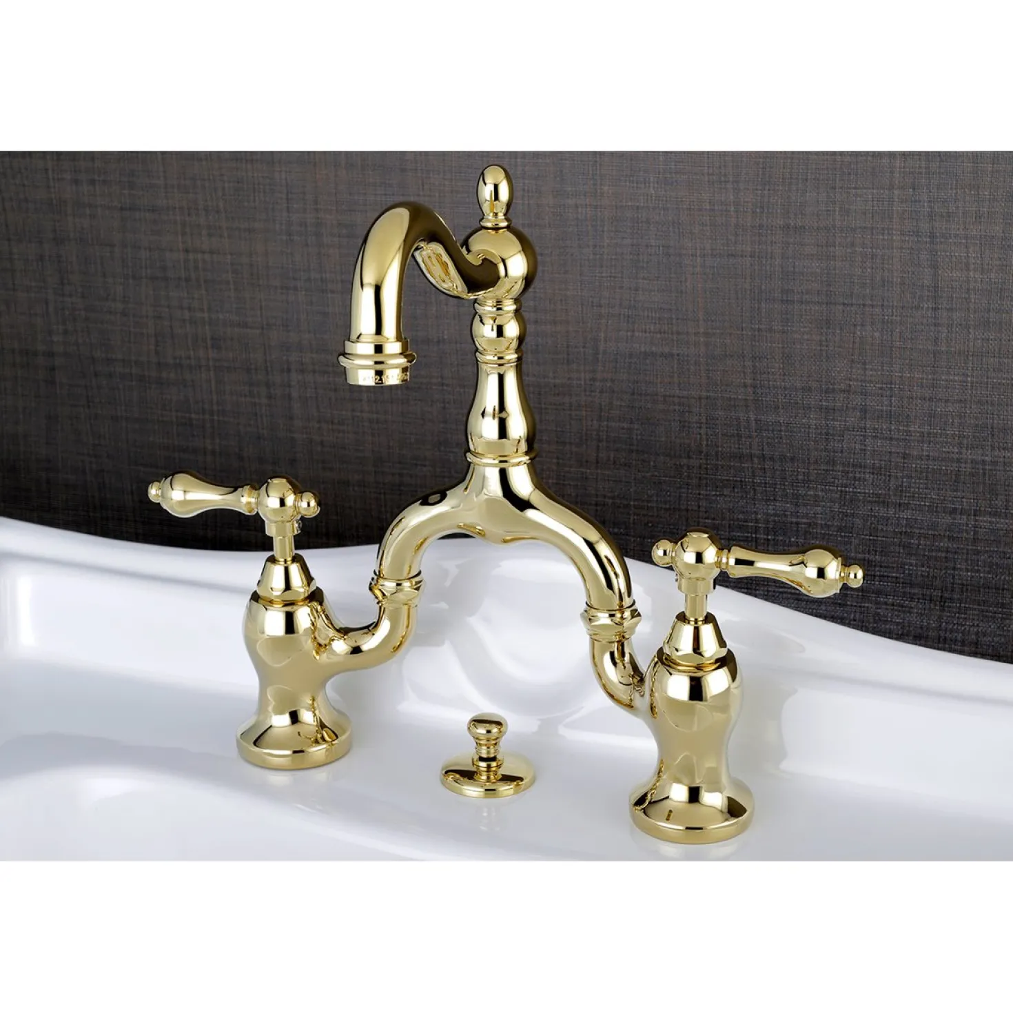 Kingston Brass English Country Bathroom Bridge Faucet
