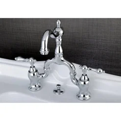 Kingston Brass English Country Bathroom Bridge Faucet