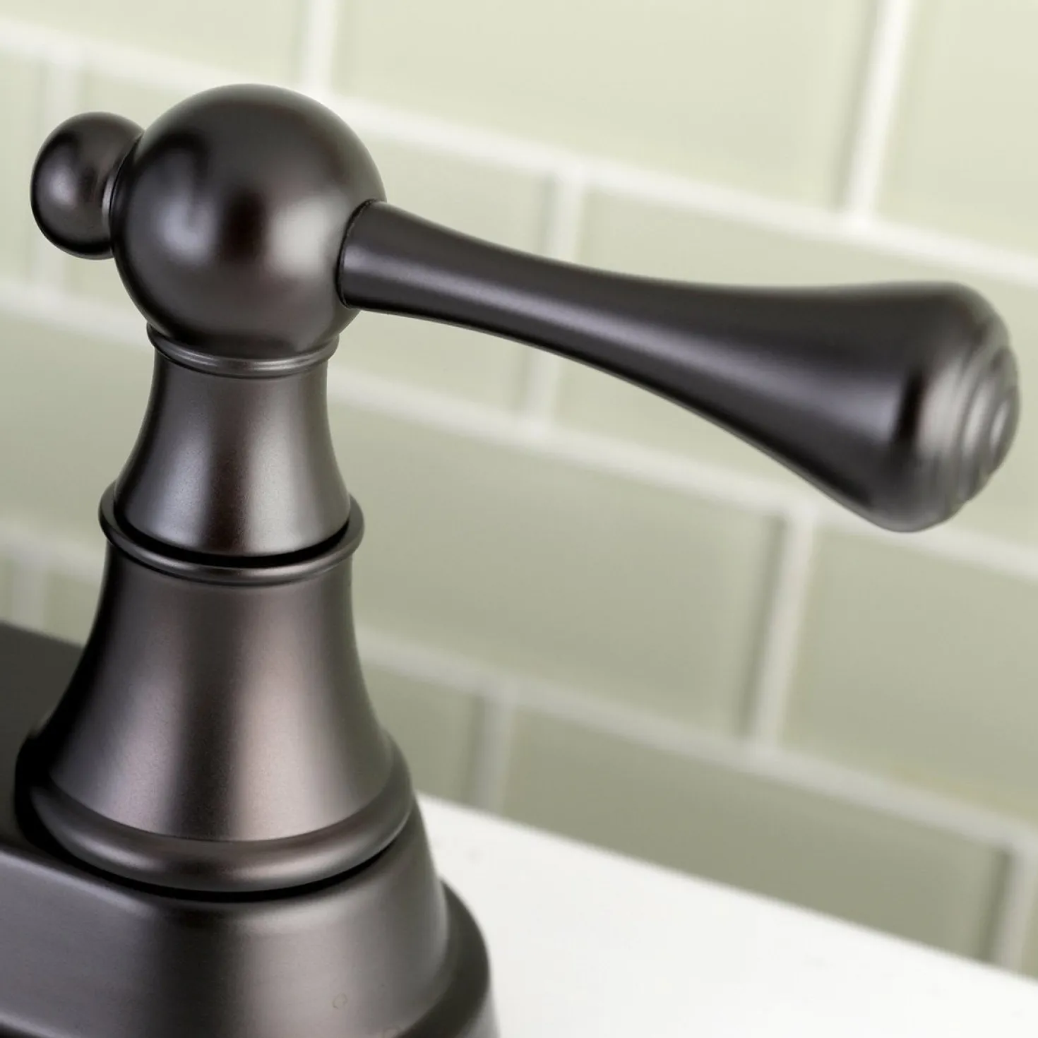 Kingston Brass English Country 4-Inch Centerset Bathroom Faucet
