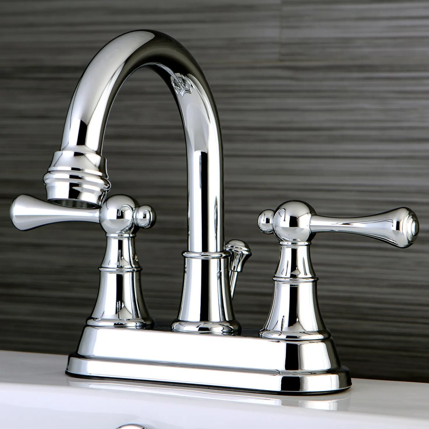 Kingston Brass English Country 4-Inch Centerset Bathroom Faucet