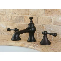 Kingston Brass English Country 8-Inch Widespread Bathroom Faucet