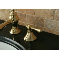 Kingston Brass English Country 8-Inch Widespread Bathroom Faucet