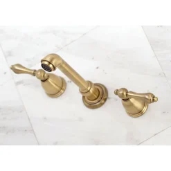 Kingston Brass English Country 8-Inch Center Wall Mount Roman Tub Filler