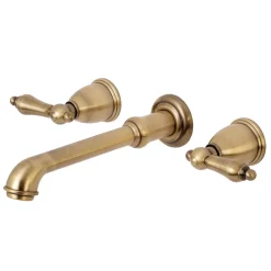 Kingston Brass English Country 8-Inch Center Wall Mount Roman Tub Filler