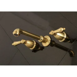 Kingston Brass English Country 8-Inch Center Wall Mount Roman Tub Filler