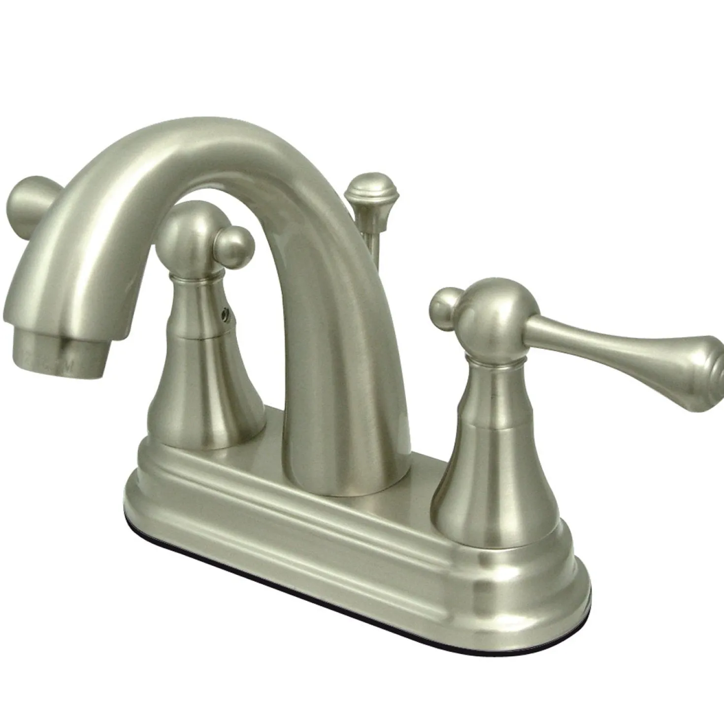 Kingston Brass English Vintage 4" Centerset Lavatory Faucet with Brass Pop-up and Two Handle