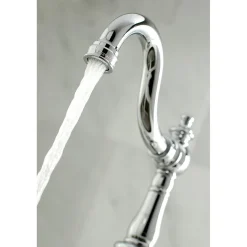 Kingston Brass English Vintage Fauceture Single-Handle 4-Inch Centerset Bathroom Faucet