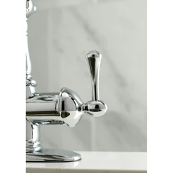 Kingston Brass English Vintage Fauceture Single-Handle 4-Inch Centerset Bathroom Faucet