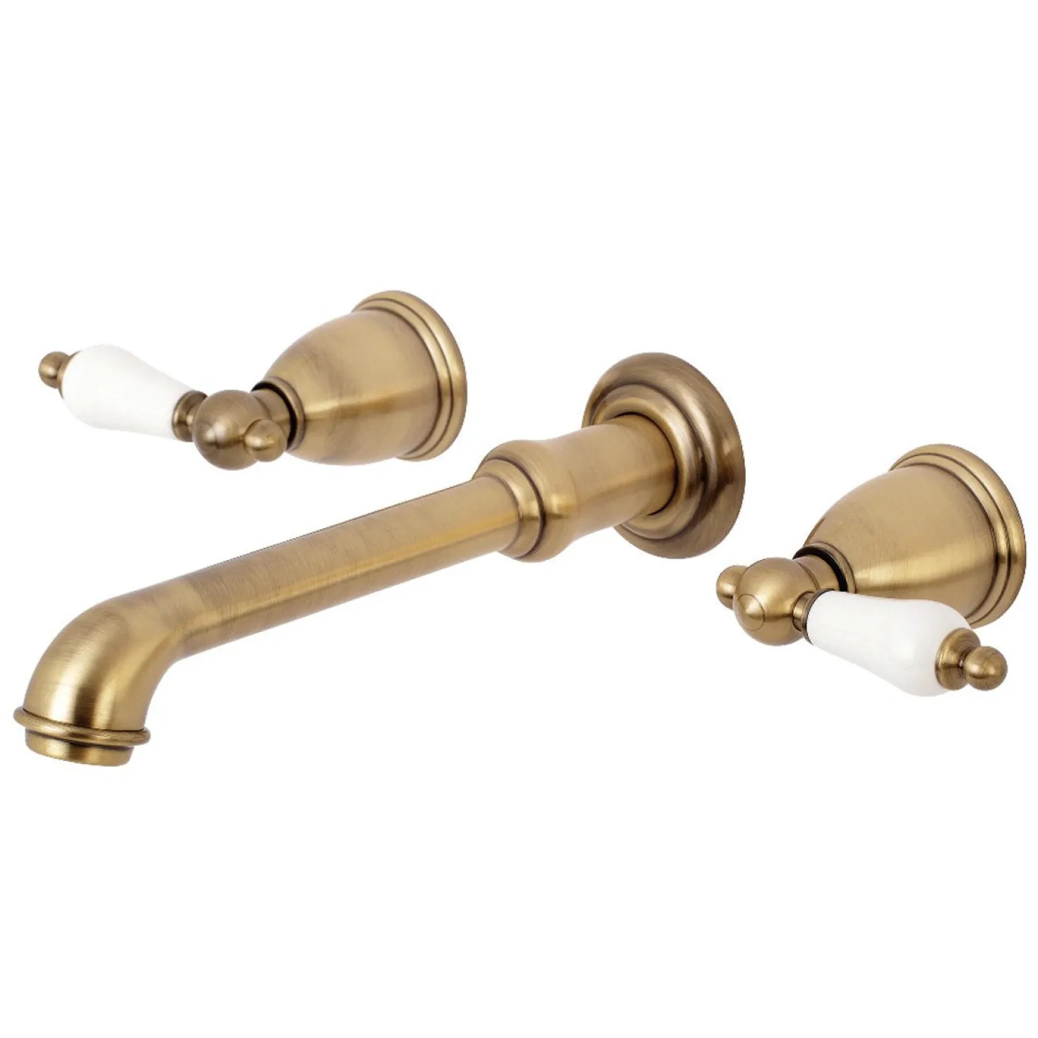 Kingston Brass English Vintage 2-Handle Wall Mount Roman Tub Faucet