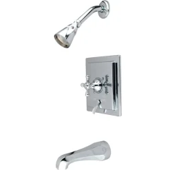 Kingston Brass English Vintage Tub and Shower Faucet with Diverter