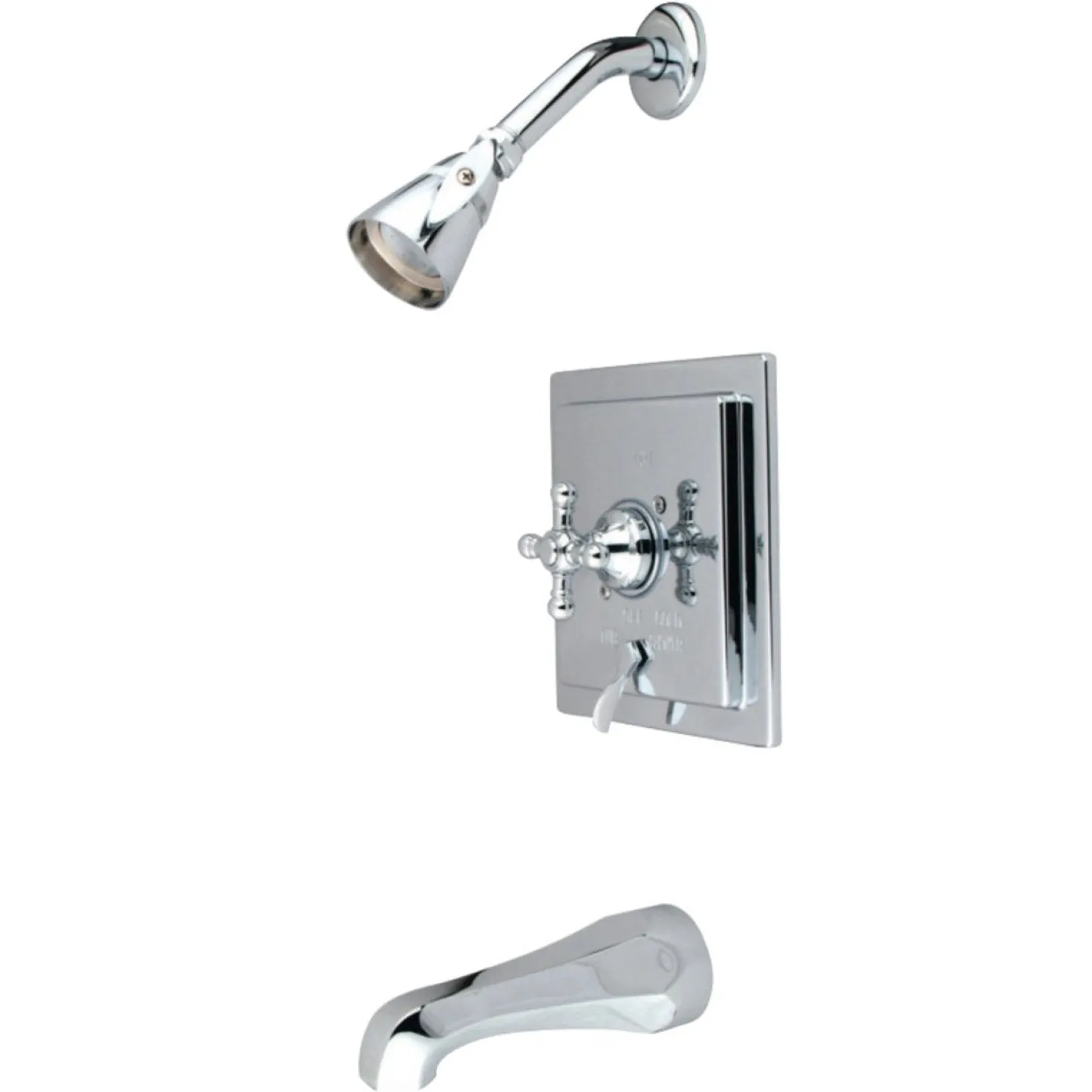 Kingston Brass English Vintage Tub and Shower Faucet with Diverter
