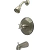 Kingston Brass English Vintage 3-Hole Tub with Shower Faucet