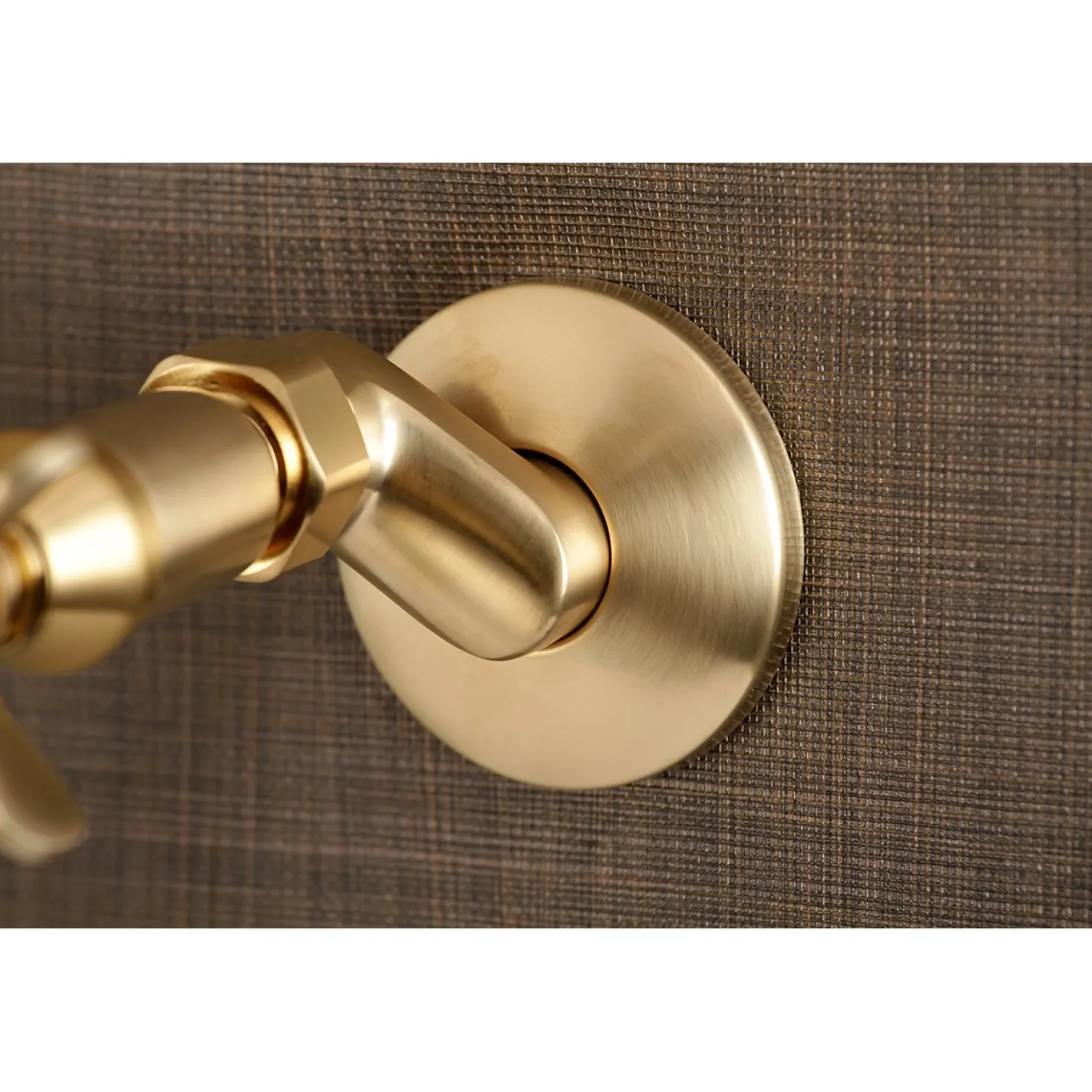 Kingston Brass Essex Adjustable Center Wall Mount Bathroom Faucet