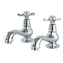Kingston Brass Essex Basin Tap Faucet with Cross Handle