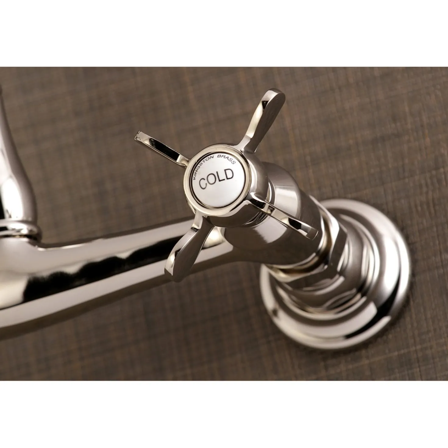 Kingston Brass Essex 8" Center Wall Mount Bathroom Faucet