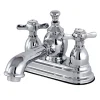 Kingston Brass Essex Deck Mount 4" Centerset Lavatory Faucet with Brass Pop-up