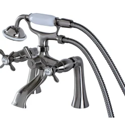 Kingston Brass Essex Deck Mount Clawfoot Tub Filler with Hand Shower