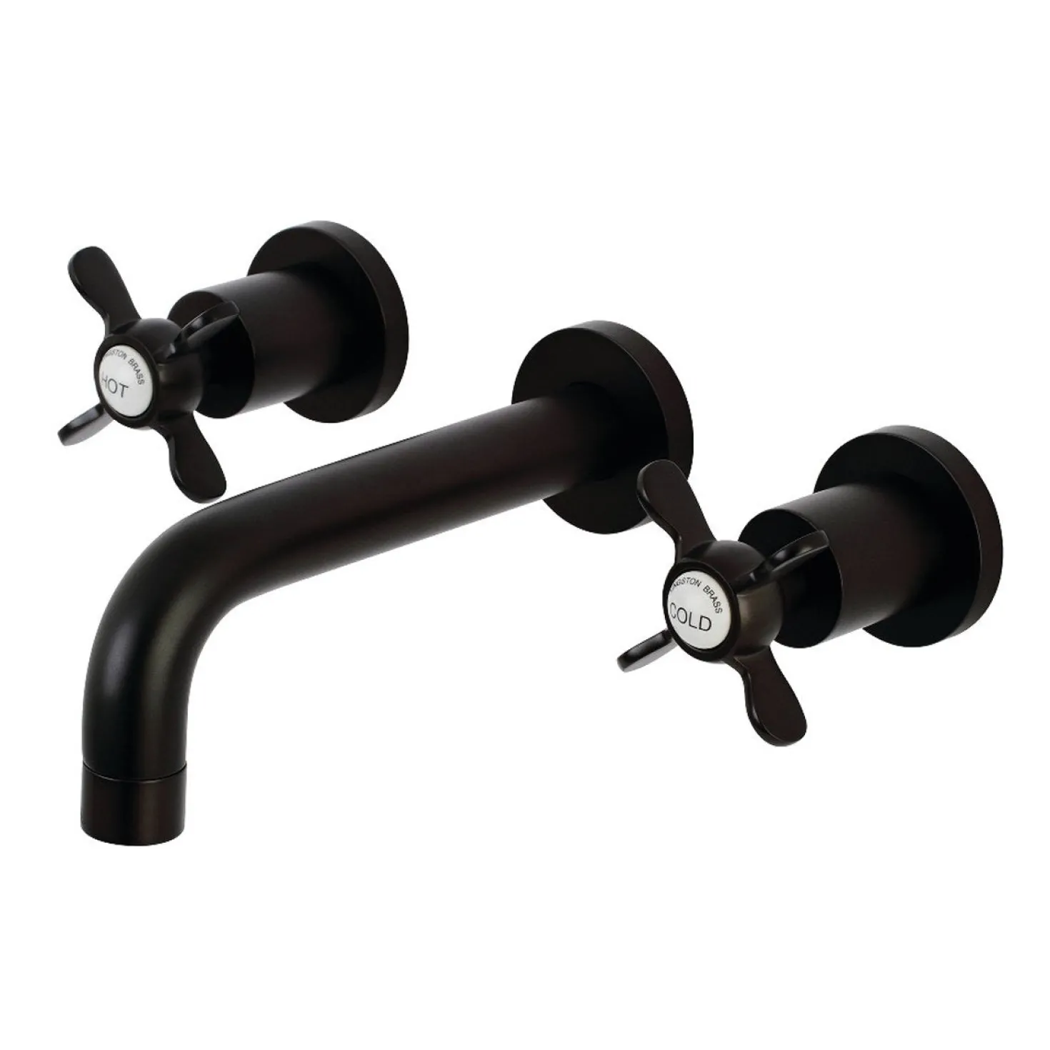 Kingston Brass Essex 2-Handle 8-Inch Wall Mount Bathroom Faucet