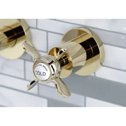 Kingston Brass Essex 2-Handle 8-Inch Wall Mount Bathroom Faucet