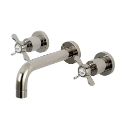 Kingston Brass Essex 2-Handle 8-Inch Wall Mount Bathroom Faucet