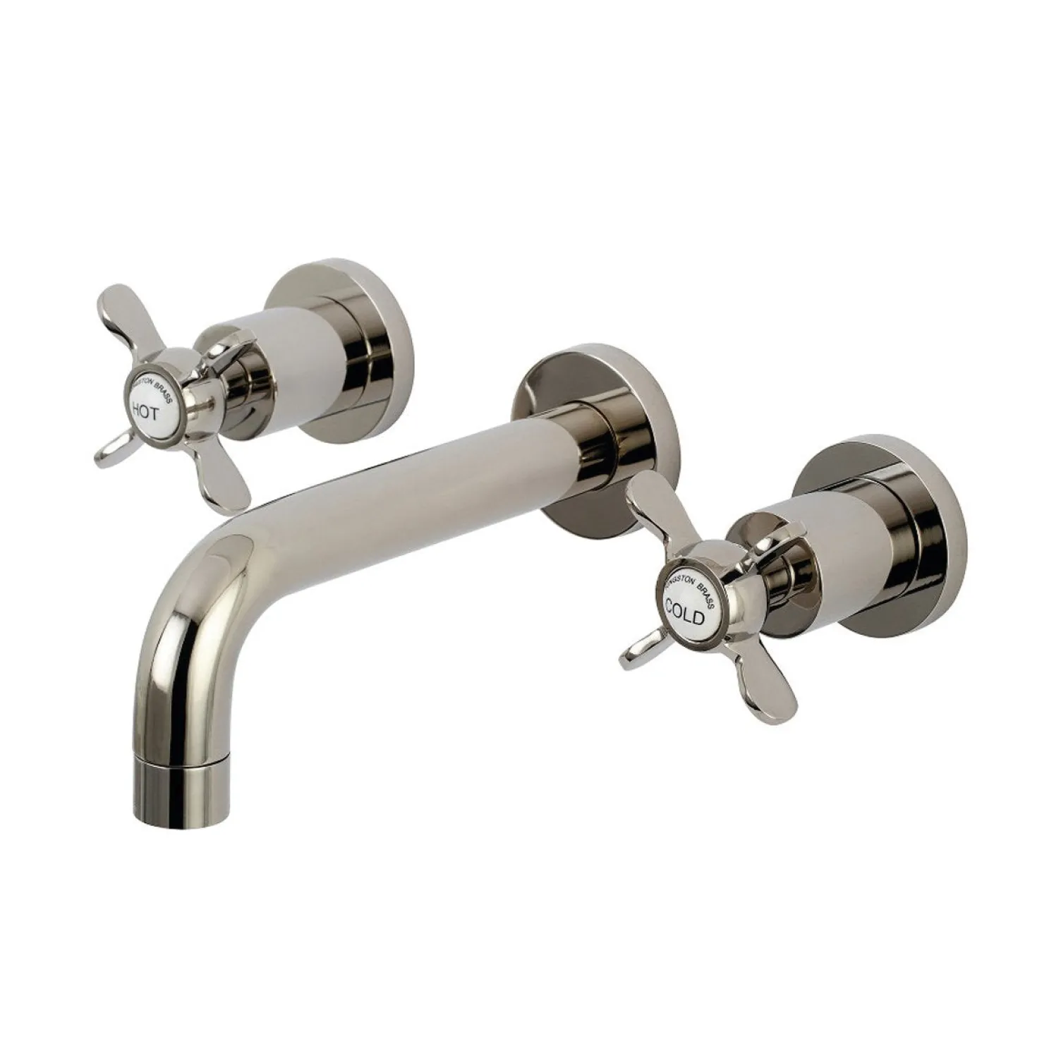 Kingston Brass Essex 2-Handle 8-Inch Wall Mount Bathroom Faucet