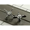 Kingston Brass Essex 6-Inch Adjustable Center Wall Mount Kitchen Faucet
