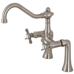 Kingston Brass Essex 7-Inch Center Deck Mount Clawfoot Tub Faucet