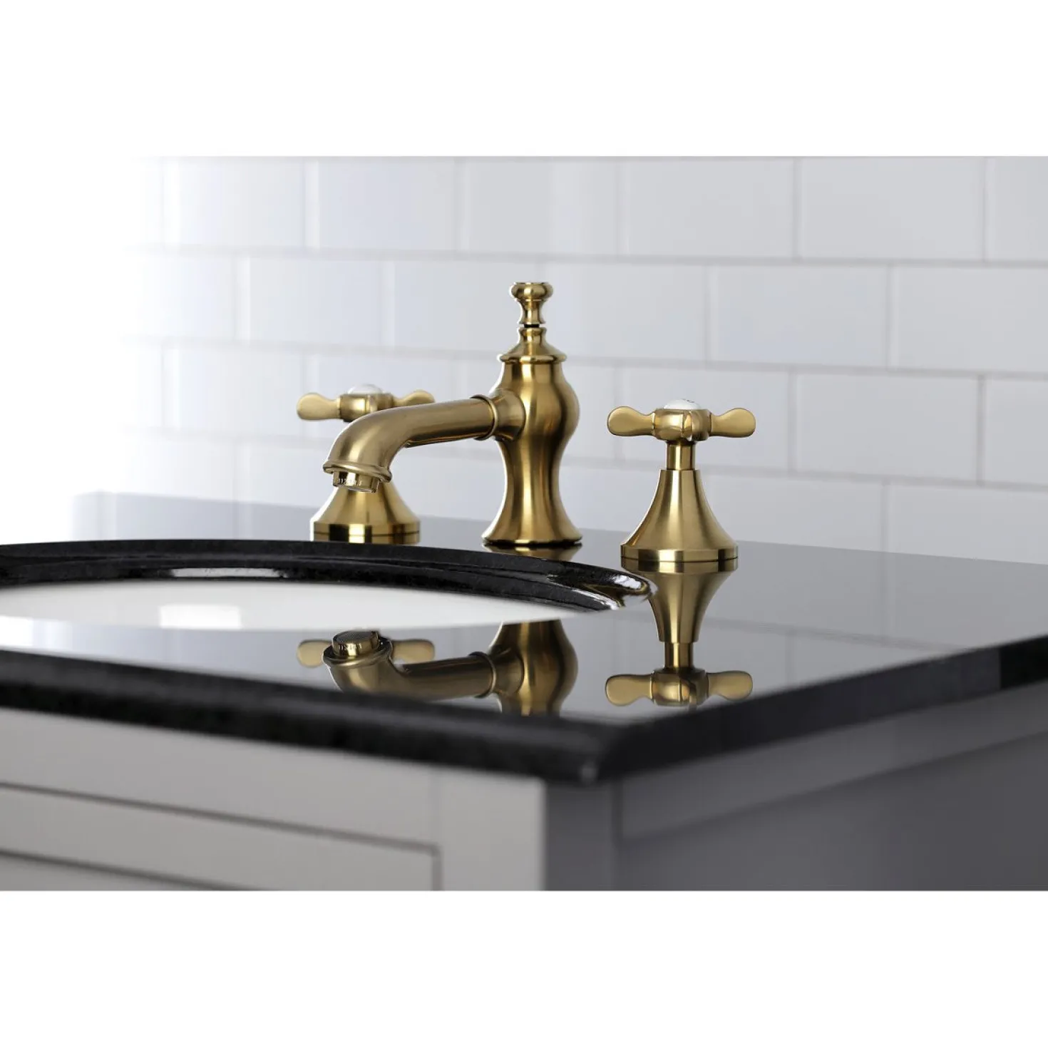 Kingston Brass Essex 8-Inch Widespread Bathroom Faucet