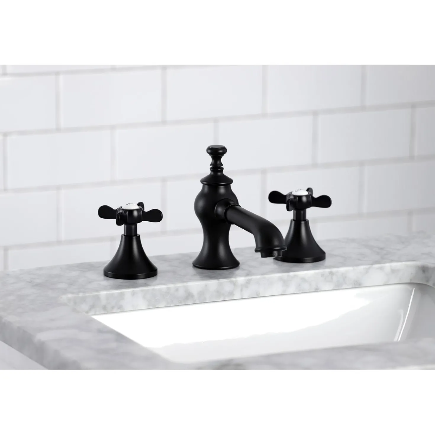 Kingston Brass Essex 8-Inch Widespread Bathroom Faucet