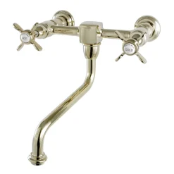 Kingston Brass Essex Wall Mount 8" Center Vessel Sink Faucet