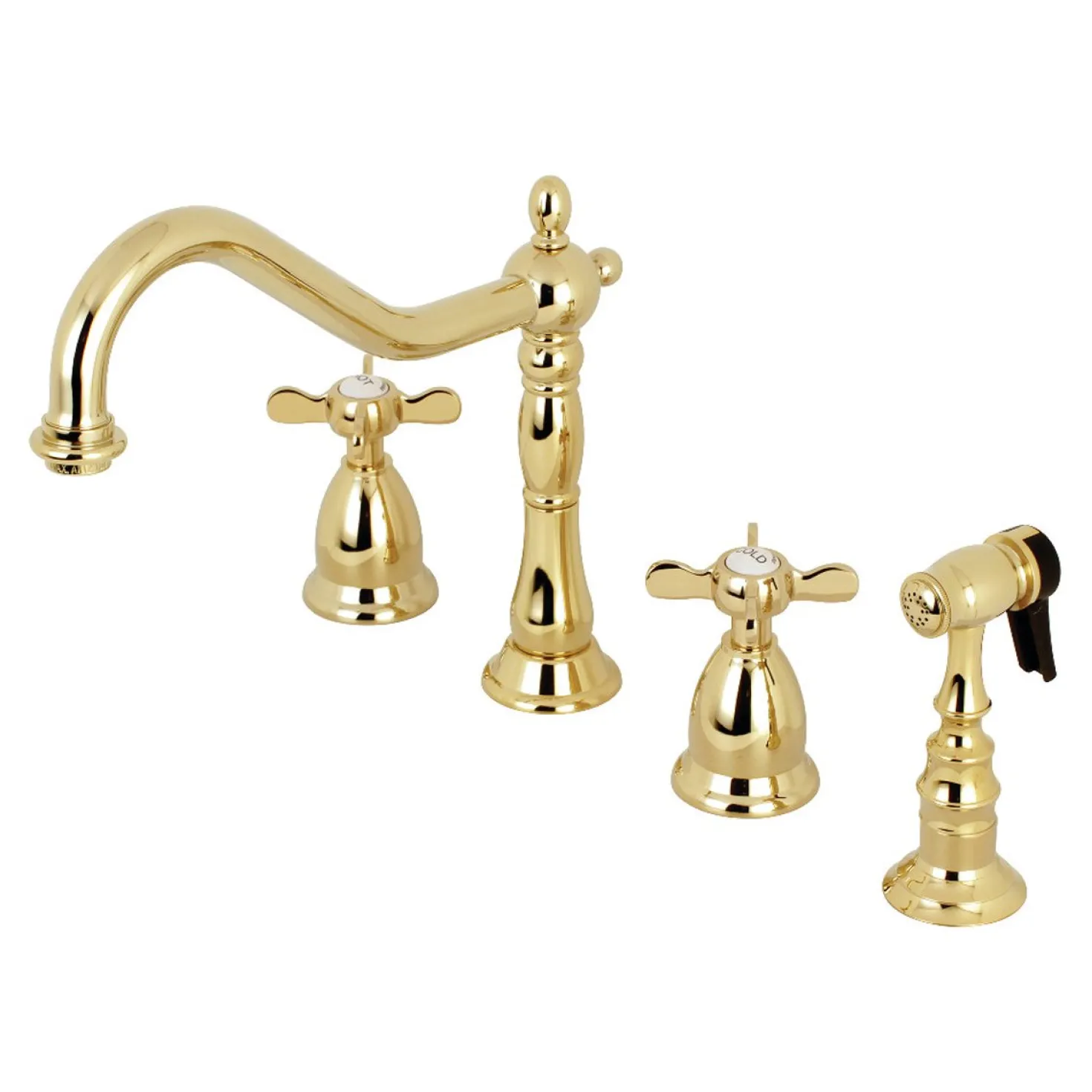 Kingston Brass Essex Widespread Kitchen Faucet