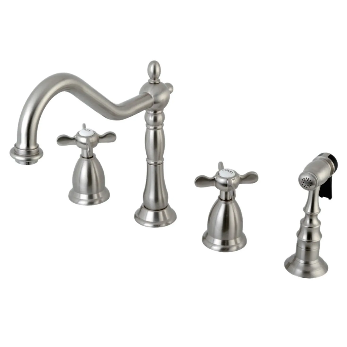 Kingston Brass Essex Widespread Kitchen Faucet