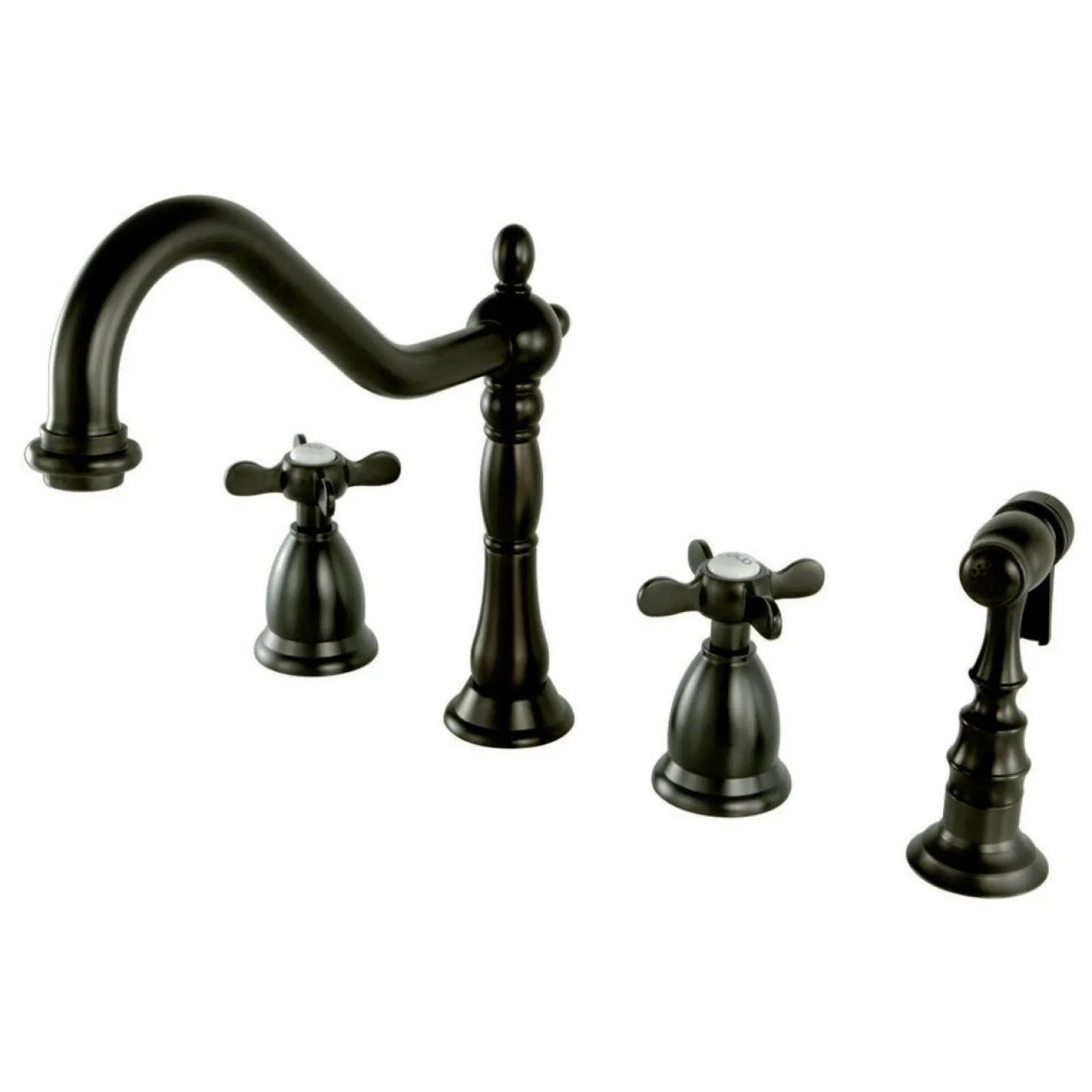 Kingston Brass Essex Widespread Kitchen Faucet