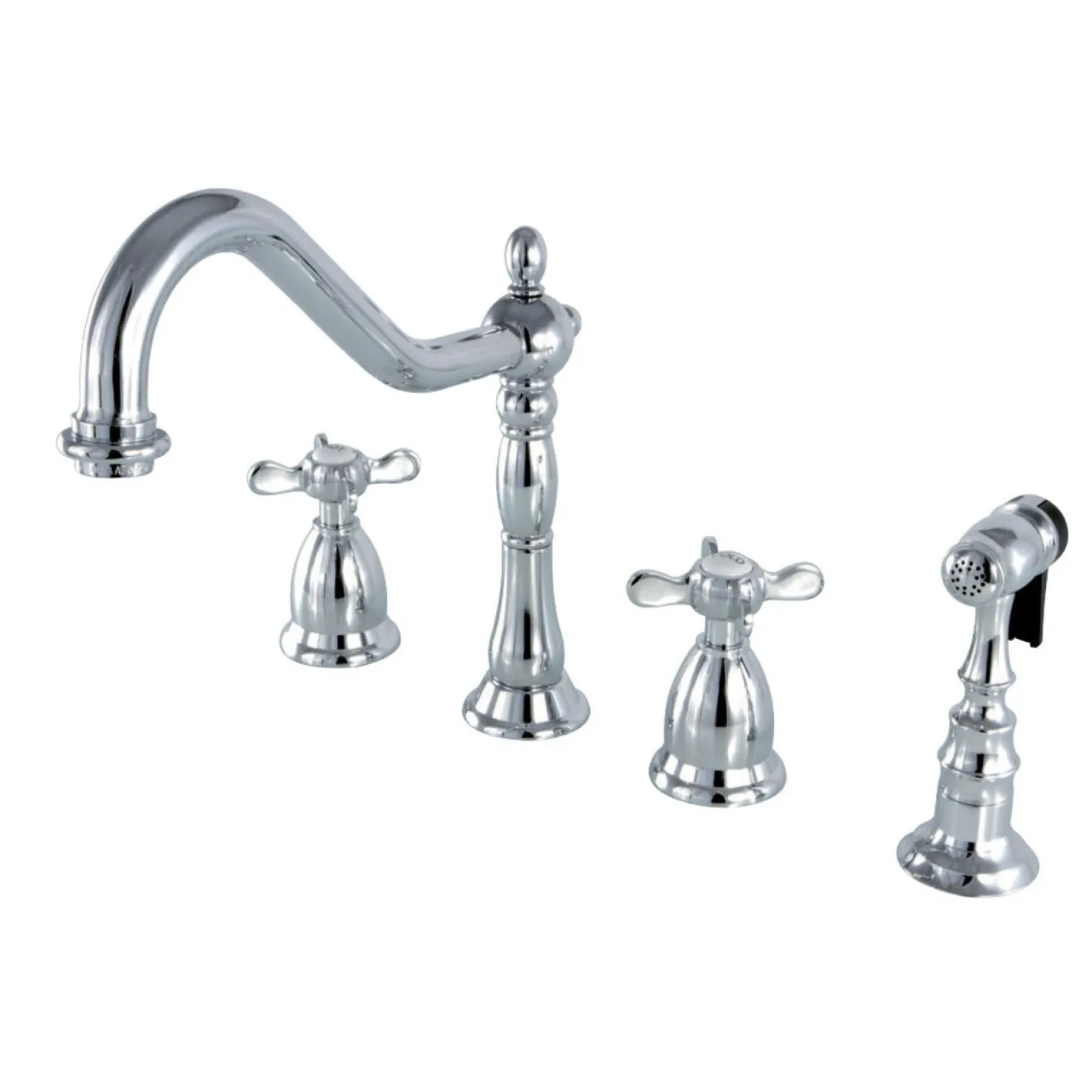 Kingston Brass Essex Widespread Kitchen Faucet