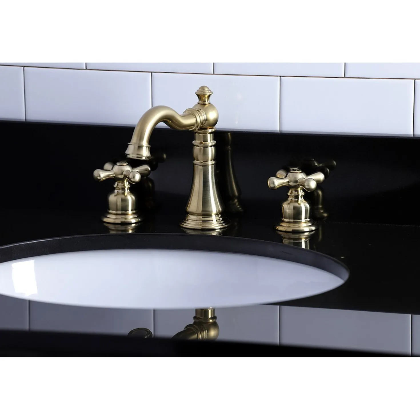 Kingston Brass Fauceture American Classic 8" Widespread Bathroom Faucet