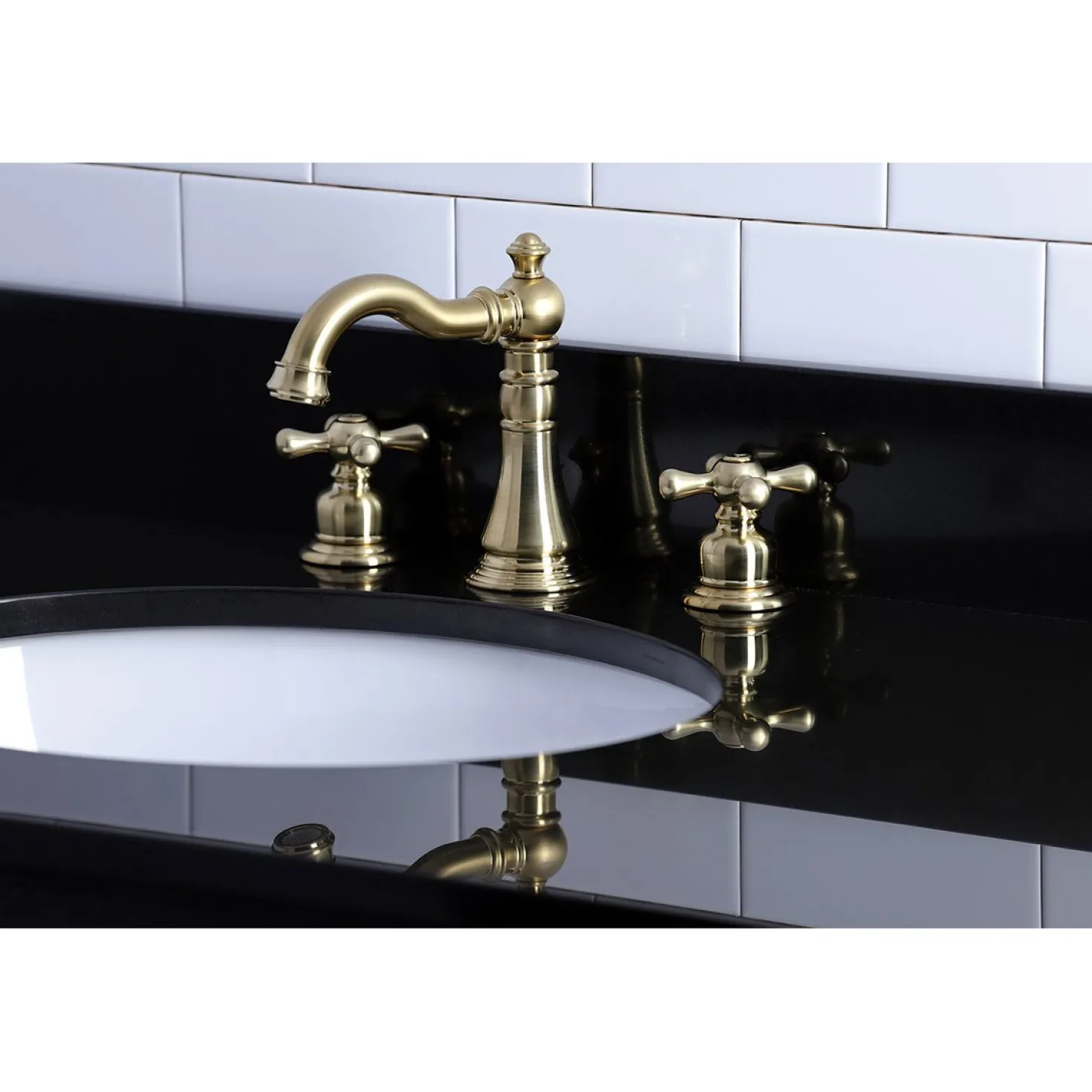 Kingston Brass Fauceture American Classic 8" Widespread Bathroom Faucet
