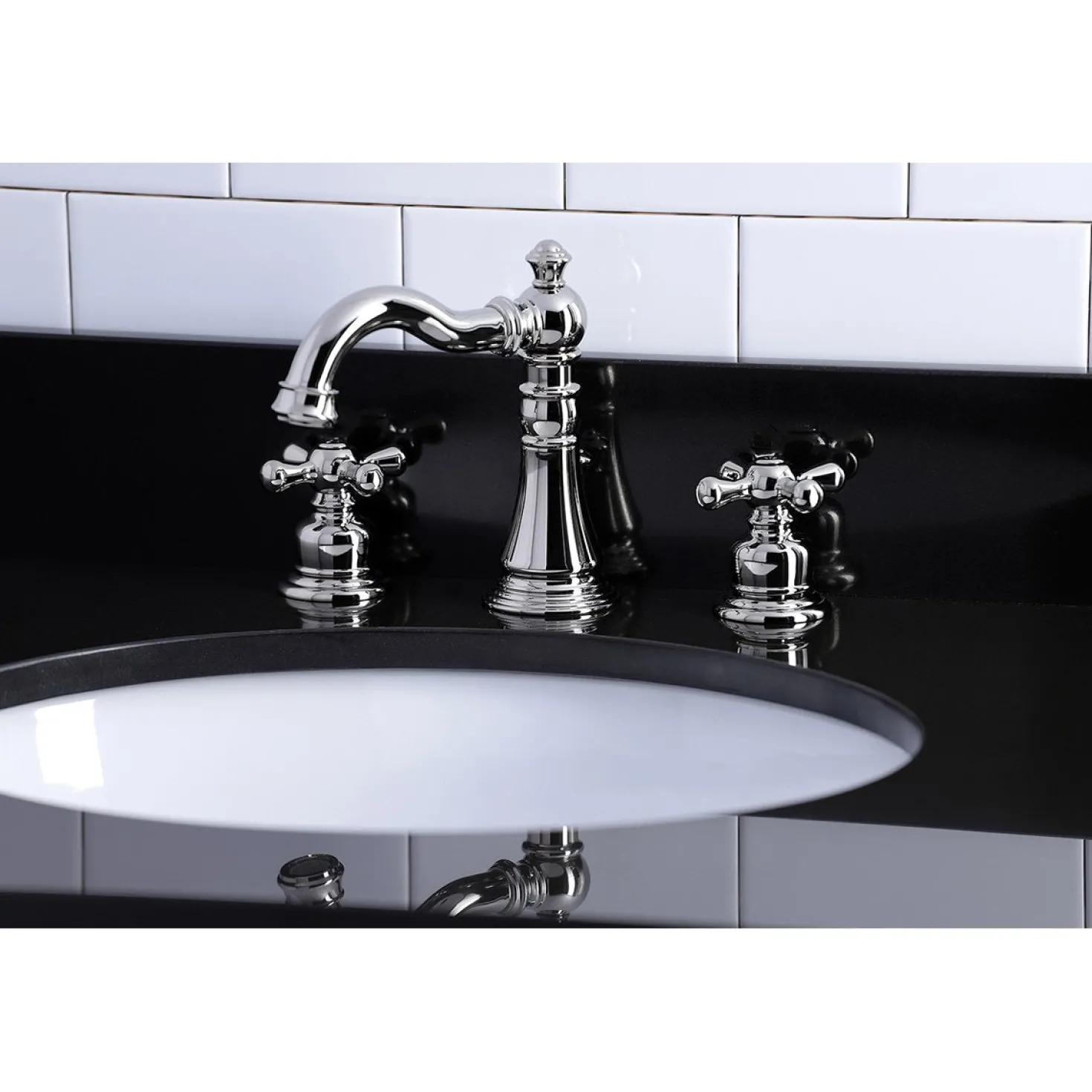 Kingston Brass Fauceture American Classic 8" Widespread Bathroom Faucet