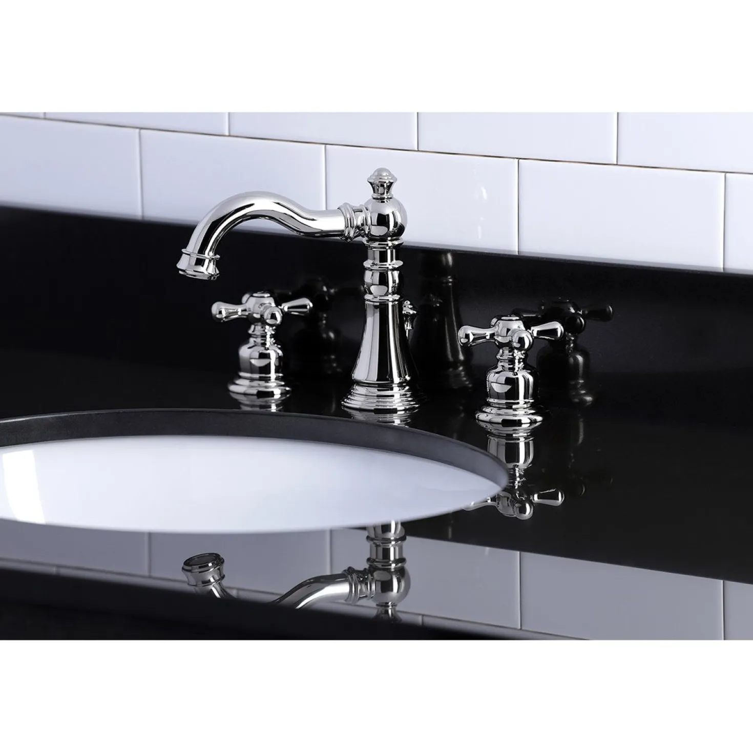 Kingston Brass Fauceture American Classic 8" Widespread Bathroom Faucet