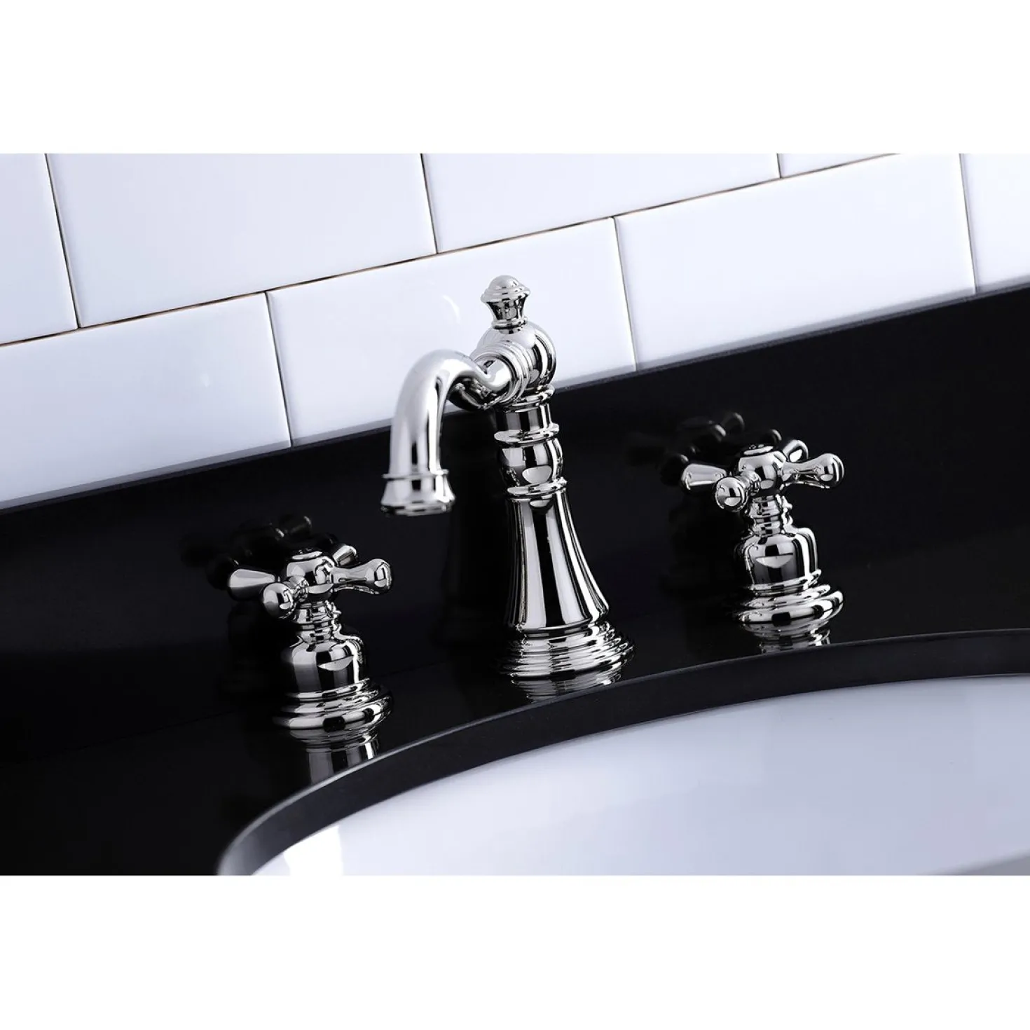 Kingston Brass Fauceture American Classic 8" Widespread Bathroom Faucet