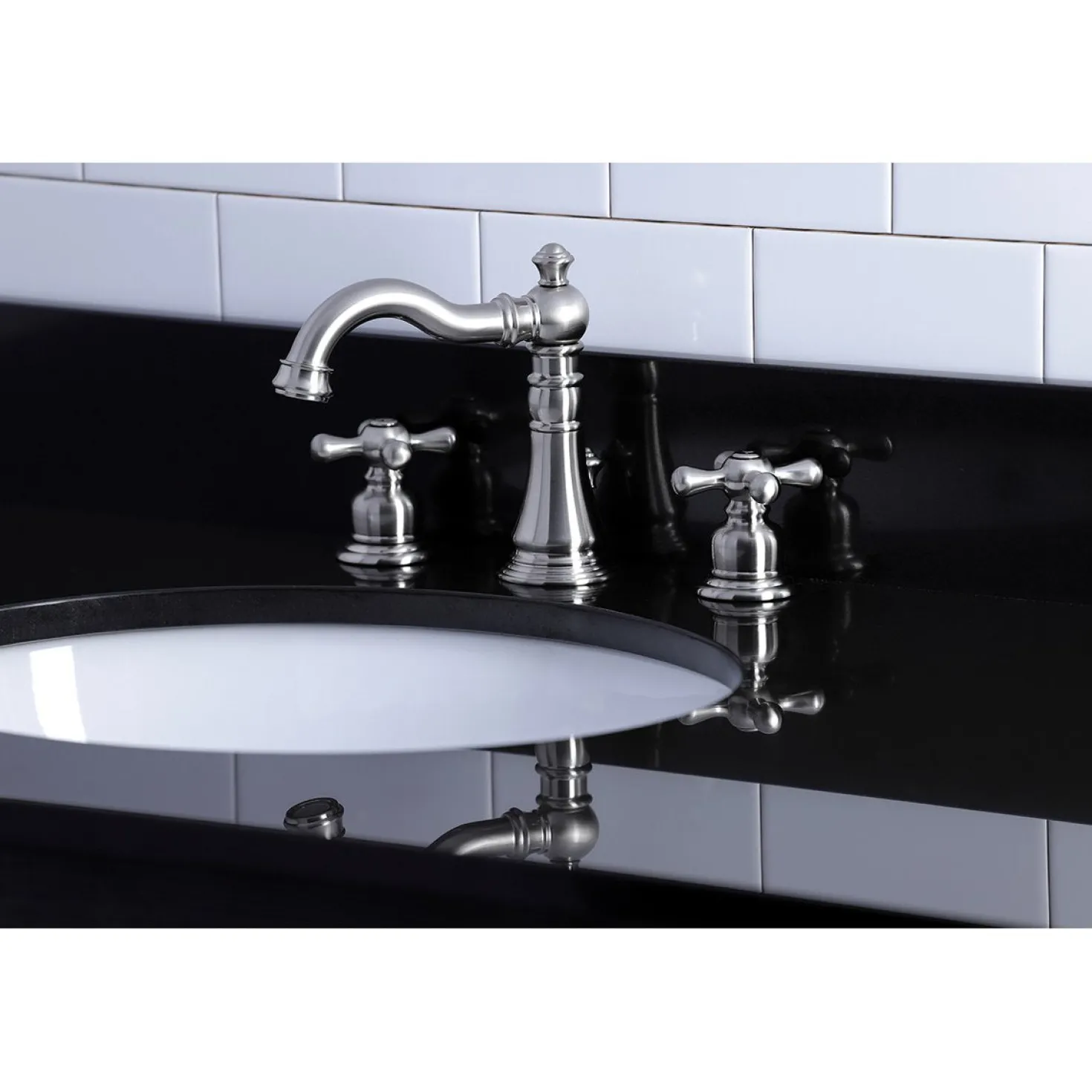 Kingston Brass Fauceture American Classic 8" Widespread Bathroom Faucet