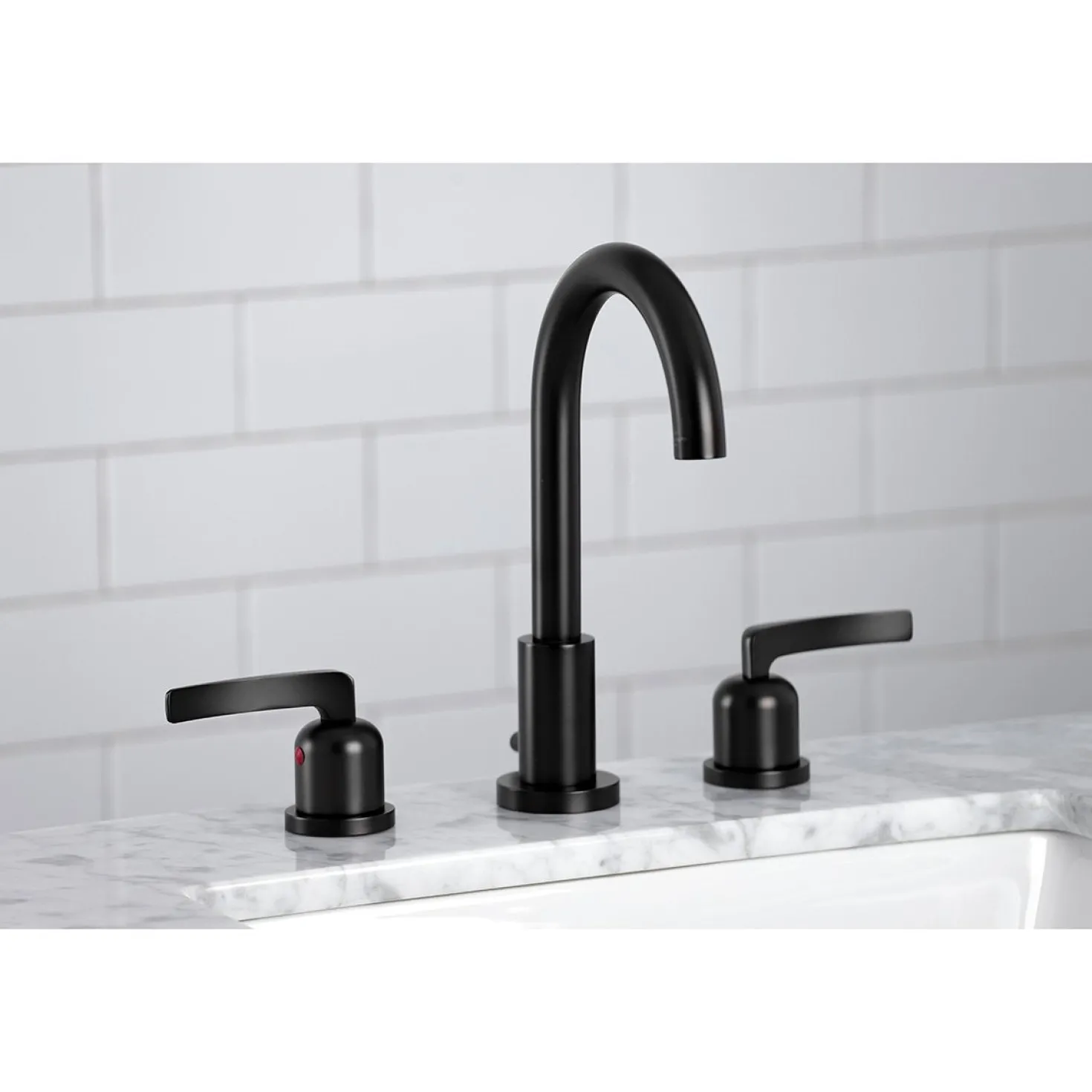 Kingston Brass Fauceture Centurion Widespread Bathroom Faucet